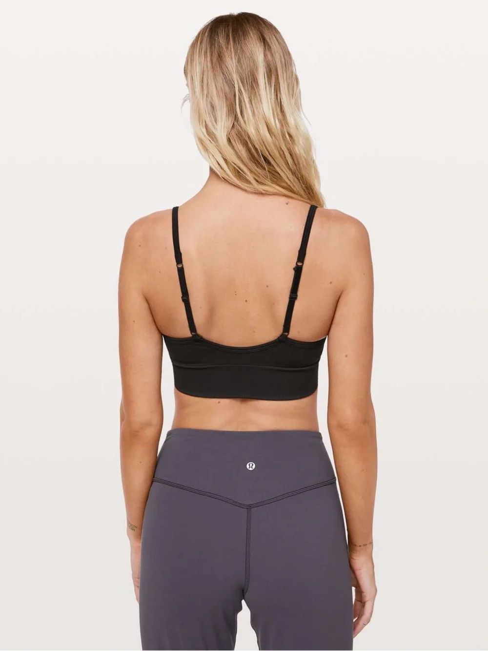 Lululemon Ebb to street sport bra black yoga activewear Pilates gym training 4